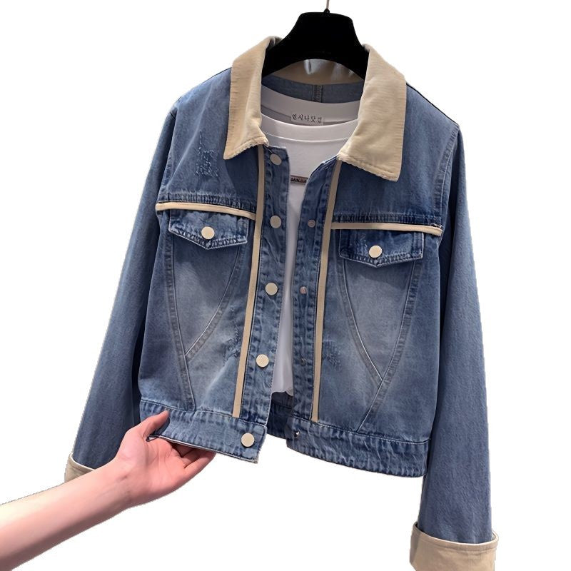 Retro Mid-length Long Sleeve Jacket For Women